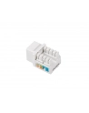Moduł keystone gniazdo RJ45 - LSA UTP kat.6 90 stopni do puszki montażowej - nr 10
