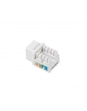 Moduł keystone gniazdo RJ45 - LSA UTP kat.6 90 stopni do puszki montażowej - nr 6