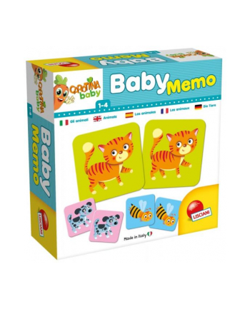 lisciani giochi Carotina Baby Memo Zwierzęta 80045 LISCIANI