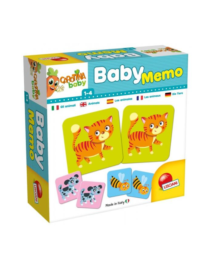 lisciani giochi Carotina Baby Memo Zwierzęta 80045 LISCIANI główny