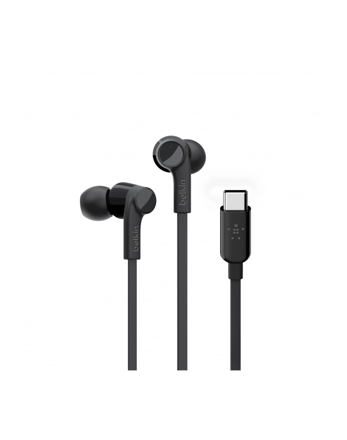 belkin Słuchawki Rockstar USB-C czarne główny