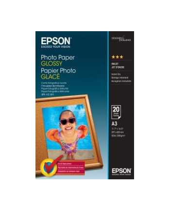 EPSON Photo Paper Glossy A3 20 sheets