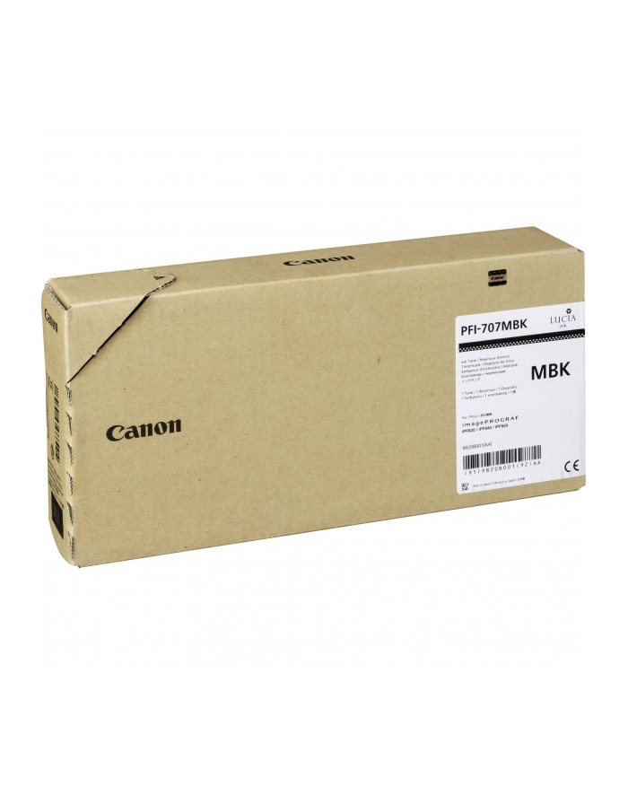 CANON PFI-707 MBK Ink cartridge matte black standard capacity 700ml 1-pack główny