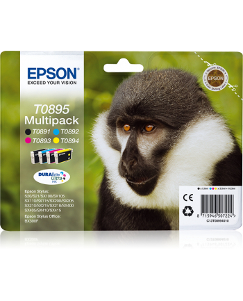 EPSON ink T089 multipack blister 4 pack