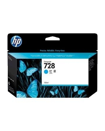 hp inc. HP 728 130-ml Cyan Ink Cartridge