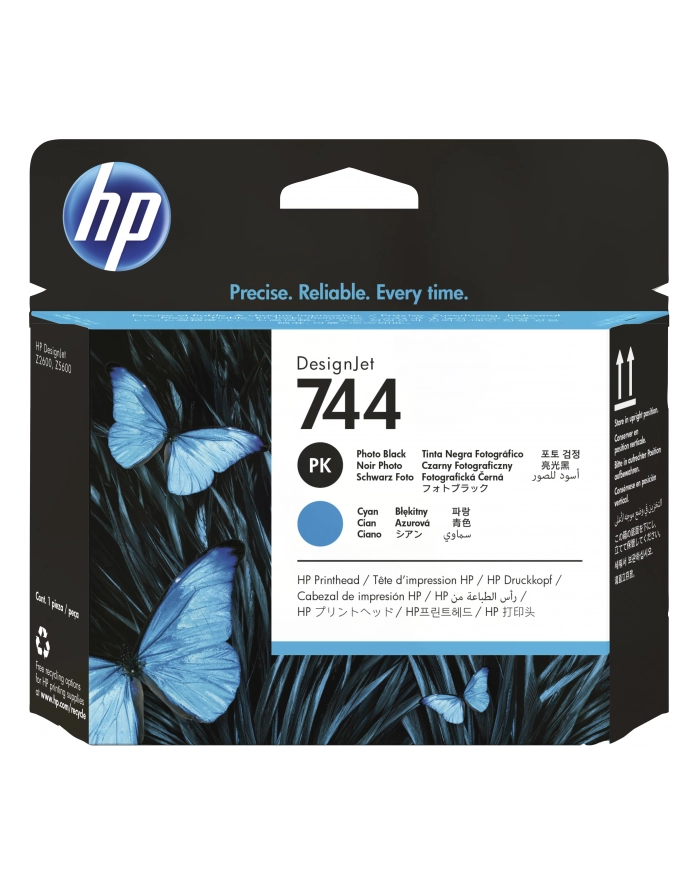 hp inc. HP 744 Photo Black & Cyan Printhead główny