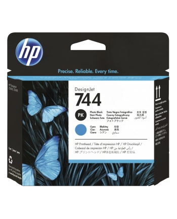 hp inc. HP 744 Photo Black & Cyan Printhead nr 2