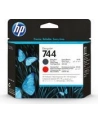 hp inc. HP 744 Matte Black & Red Printhead - nr 18