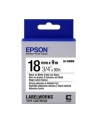 EPSON LK-5WBW Strong Adh. Black on White tape 18mm, 9m - nr 10