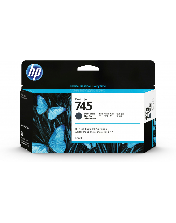 hp inc. HP 745 130-ml Matte Black Ink Cartridge główny