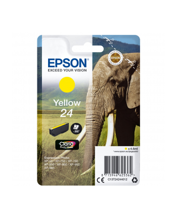 EPSON C13T24244012 Tusz Epson T2424 yellow 4,6 ml XP-750/850