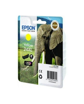 EPSON 24XL ink cartridge yellow high capacity 8.7ml 740 pages 1-pack RF-AM blister
