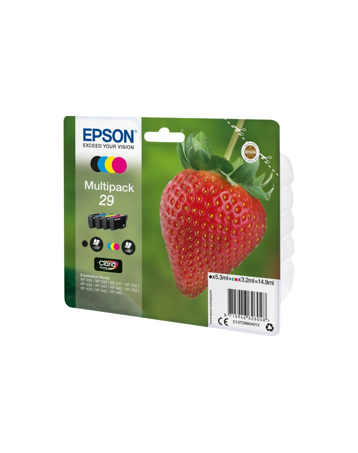 EPSON Multipack Fraise - Ink Claria Home Black Cyan Magenta Yellow główny