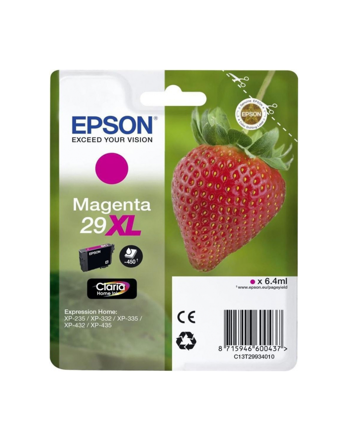 EPSON Cartridge Fraise - Ink Claria Home Magenta (XL) główny