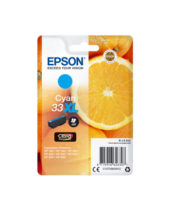 EPSON Cartouche Oranges ink Claria Premium C (XL) nr 1
