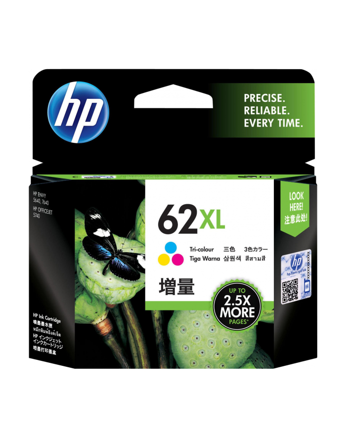hp inc. HP 62XL Tri-color Ink Cartridge główny