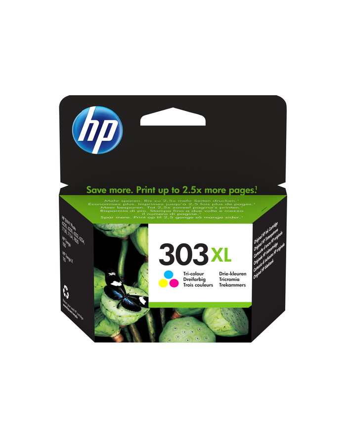 hp inc. HP 303XL High Yield Tri-color Ink Cartridge główny