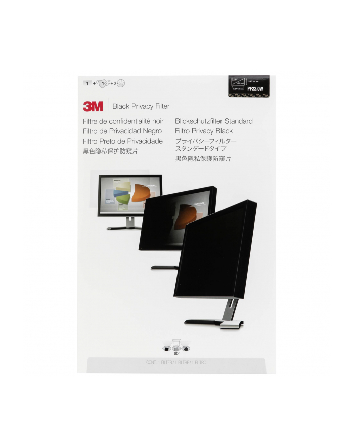 3M PF22.0W Desktop Privacy Filter główny