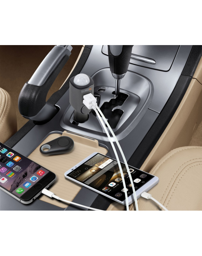 TECHNAXX Car Alarm + Car Charger TX-100 główny