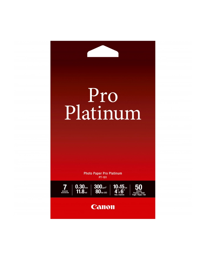 CANON PHOTO PAPER PRO PLATINUM (PT-101) główny
