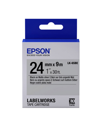 EPSON LK-6SBE Mat argent Noir/Argent mat