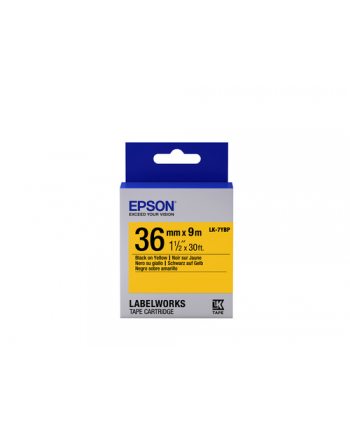 EPSON LK-7YBP Couleur pastel Noir/Jaune