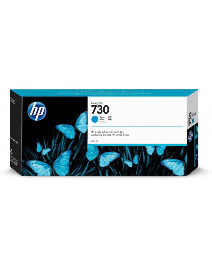 hp inc. HP 730 300 ml Cyan Ink Cartridge główny