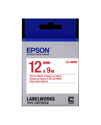 EPSON LK-4WRN Standard Rouge/Blanc 12/9 nr 1