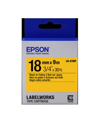 EPSON LK-5YBP Couleur pastel Noir/Jaune nr 2