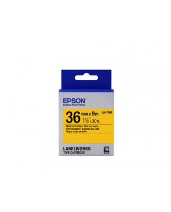 EPSON LK-7YBP Couleur pastel Noir/Jaune nr 1