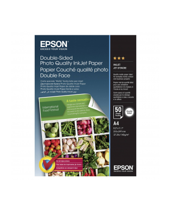 EPSON Double-Sided Photo Quality Inkjet Paper - A4 - 50 Sheets