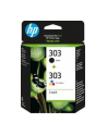 hp inc. HP 303 2-pack Black/Tri-color Original Ink Cartridge - nr 65