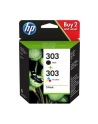 hp inc. HP 303 2-pack Black/Tri-color Original Ink Cartridge - nr 70