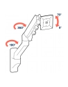 ERGOTRON uchwyt ścienny HX Wall Monitor Arm White - nr 9