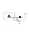 ERGOTRON uchwyt ścienny HX Wall Dual Monitor Arm White - nr 2