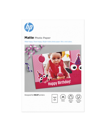 bmg HP Matte FSC Photo Paper 4x6 25 sheets