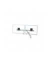 ERGOTRON uchwyt ścienny HX Wall Dual Monitor Arm White - nr 1