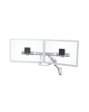 ERGOTRON uchwyt ścienny HX Wall Dual Monitor Arm White - nr 9