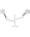 ERGOTRON Uchwyt na biurko LX DUAL STACKING ARM NO GROMMET MOUNT BRIGHT WHITE TEXTURE - nr 8