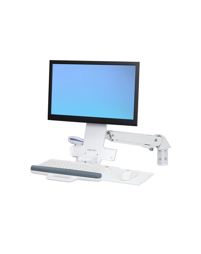 ERGOTRON WORKSTATION STYLEVIEW SIT-STAND COMBO ARM BRIGHT WHITE TEXTURE główny