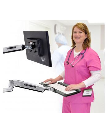 ERGOTRON uchwyt ścienny LX SIT-STAND KEYBOARD ARM POLISHED
