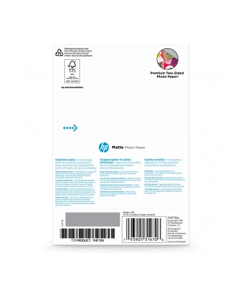 bmg HP Matte FSC Photo Paper 4x6 25 sheets