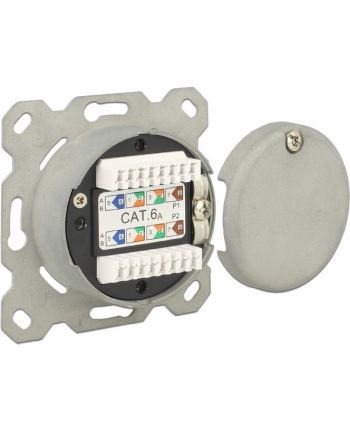 DELOCK 86195 Delock gniazdo podtynkowe podwójne 2 X LSA BLOCK -> 2X RJ45 kat. 6A nr 2