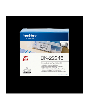 BROTHER DK22246 Brother etykiety Length free Paper 103mm x 30.48m