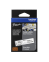 BROTHER FLE2511 Taśma Brother 24mm Black on white non-laminated flagging tape - nr 16