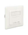 DELOCK 86195 Delock gniazdo podtynkowe podwójne 2 X LSA BLOCK -> 2X RJ45 kat. 6A - nr 13
