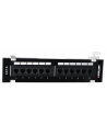 ic intracom INTELLINET 560269 Intellinet Patch panel naścienny 12 portów UTP kat.6 czarny - nr 1