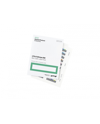 hewlett packard enterprise HPE LTO-8 Ultrium RW Bar Code Label Pack