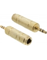 DELOCK 65360 Delock Adapter Stereo Jack 3.5mm 3pin > Stereo Jack 6.35mm 3pin metal - nr 15