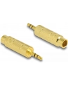 DELOCK 65360 Delock Adapter Stereo Jack 3.5mm 3pin > Stereo Jack 6.35mm 3pin metal - nr 16
